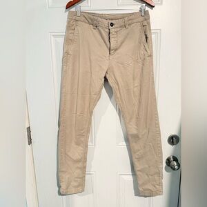Zara Men's Beige Chinos